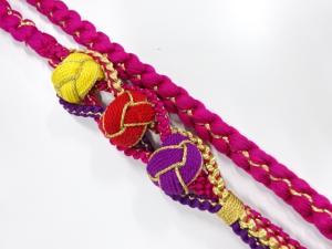 正絹　振袖用　手組帯締め